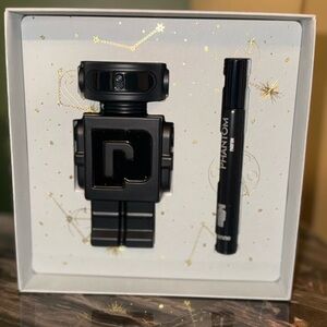 Paco Rabanne Phantom Parfum Gift Set NIB Robot Bottle + Travel Spray